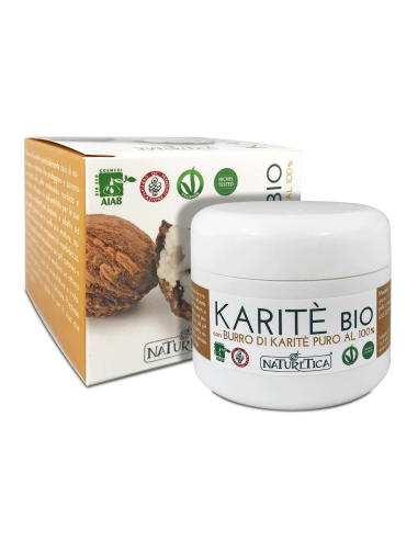 KARITÈ- Burro di Karitè puro 100% Bio 50g NATURETICA