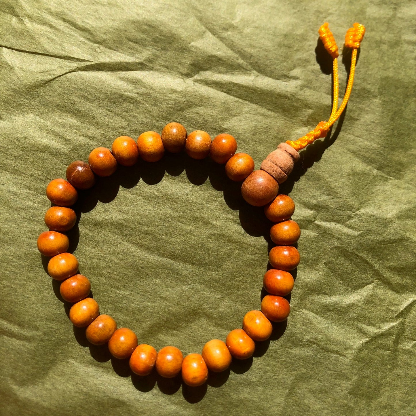 BRACCIALE MALA LEGNO CHIARO